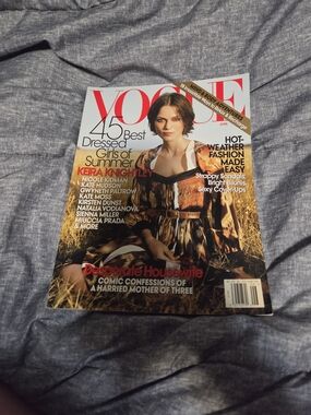 Vogue Magazine - Fashion Cover with Kiera Knightly July 2007 issue
